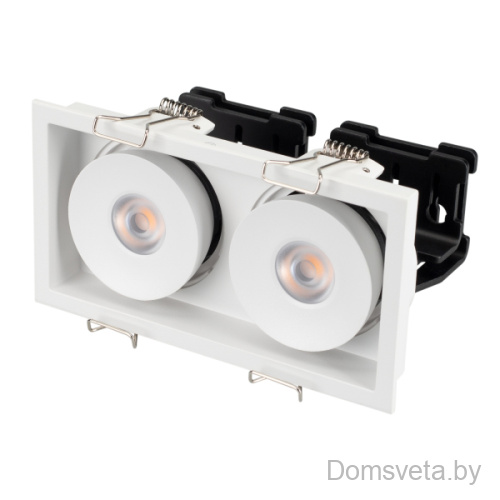 Светильник CL-SIMPLE-S148x80-2x9W Warm3000 (WH, 45 deg) Arlight 026876 - цена и фото