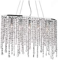 Подвесной светильник Ideal Lux Rain Sp5 Trasparente 008363 - цена и фото