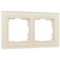 Werkel Рамка на 2 поста (молочный, Favorit) / W0021141