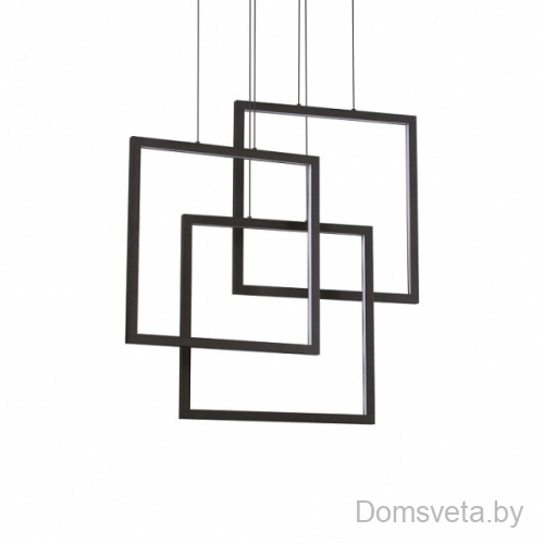 Подвесной светильник Ideal Lux FRAME SP QUADRATO NERO 269375 - цена и фото