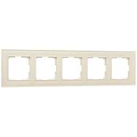 Werkel Рамка на 5 постов (молочный, Favorit) / W0051141