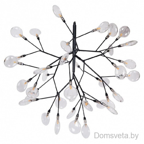 Подвесная люстра Crystal Lux Evita EVITA SP36 BLACK/TRANSPARENT - цена и фото