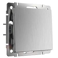 Werkel Выключатель одноклавишный проходной (cеребряный рифленый) / W1112009