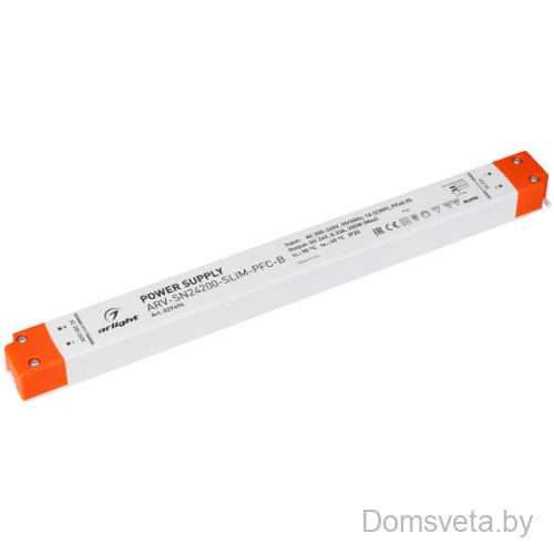 Блок питания ARV-SN24200-SLIM-PFC-B (24V, 8.33A, 200W) Arlight 029494 - цена и фото