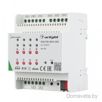 INTELLIGENT ARLIGHT Релейный модуль KNX-708-SW10-DIN (BUS, 8x10A) Arlight 025665 - цена и фото