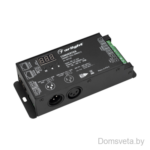 Конвертер SMART-K24-DMX512 (12-24V, SPI, 2.4G) Arlight 027128 - цена и фото