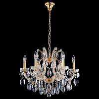Подвесная люстра Crystal Lux Hollywood HOLLYWOOD SP6 GOLD - цена и фото