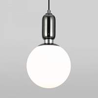 Подвесной светильник со стеклянным плафоном Eurosvet Bubble 50197/1 черный жемчуг - цена и фото