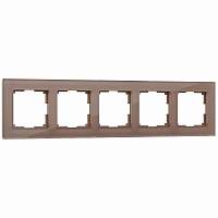 Werkel Рамка на 5 постов (латте, Favorit) / W0051142