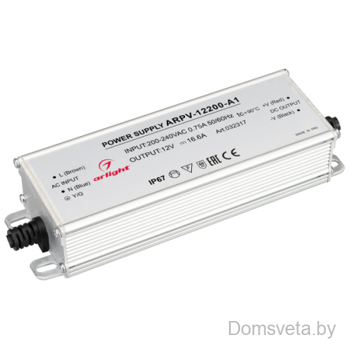 Блок питания ARPV-12200-A1 (12V, 16.6A, 200W) Arlight - цена и фото