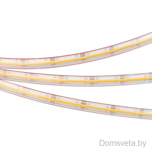 Светодиодная лента герметичная COB-PS-X544-10mm 24V Warm2700 (11.5 W/m, IP67, CSP, 5m) (Arlight, -) - цена и фото
