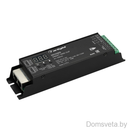 Декодер SMART-DMX-SUF (12-36V, 4x8A, RJ45) Arlight - цена и фото