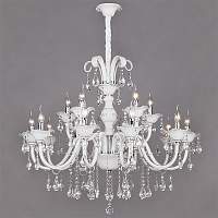 Хрустальная потолочная люстра Bogate's Albertina 125/10+5 Strotskis (00000063380) - цена и фото