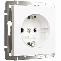 Werkel Розетка с заземлением (белый матовый) / W1171061