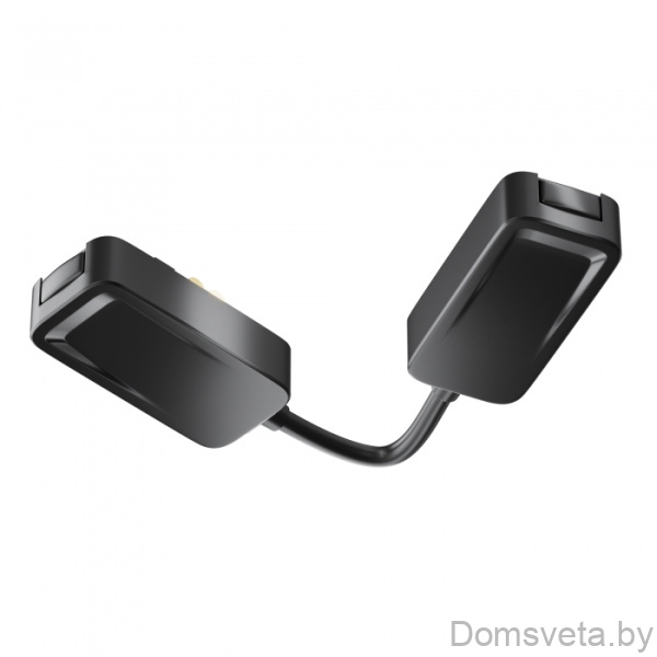 Коннектор питания угловой Radity встраиваемый черный TRA084CPC-B-12 Maytoni Technical - цена и фото