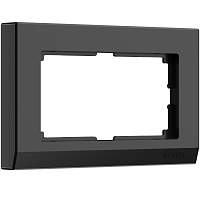 Werkel Рамка для двойной розетки (черный,Stark) / W0081808