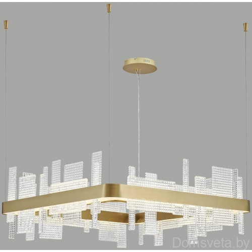 Подвесная люстра Wertmark WE461.02.303 LOTTA 140 Вт LED 3000K золотистый - цена и фото