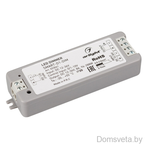 Диммер SMART-D1-DIM (12-36V, 0/1-10V) Arlight 023061 - цена и фото