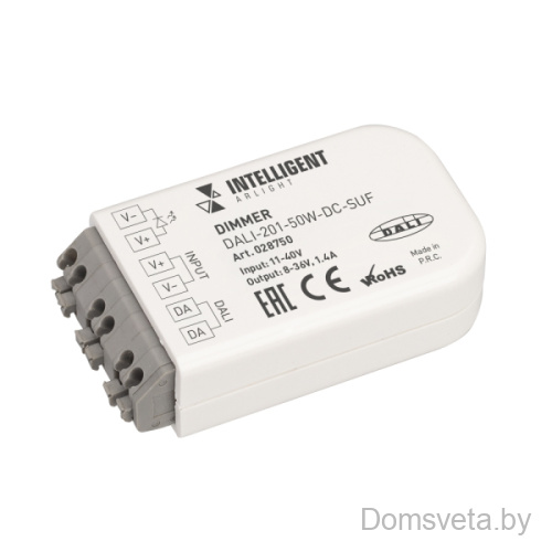 INTELLIGENT ARLIGHT Диммер DALI-201-50W-DC-SUF (11-50V DC, 1400mА) Arlight 028750 - цена и фото