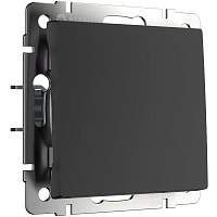Werkel Перекрестный переключатель одноклавишный (черный матовый) / W1113008