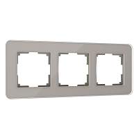 Werkel Рамка на 3 поста (дымчатый, Elite) / W0032417