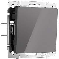 Werkel Выключатель одноклавишный (графит акрил) / W1110044