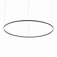 Подвесной светильник Ideal Lux ORACLE SLIM SP D150 ROUND BK 3000K 285061 - цена и фото