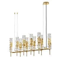 Подвесная люстра Crystal Lux Primavera SP10 Gold - цена и фото