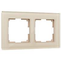 Werkel Рамка на 2 поста (шампань, Favorit) / W0021111