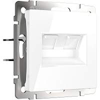 Werkel Розетка двойная Ethernet RJ-45 (белый) / W1181101
