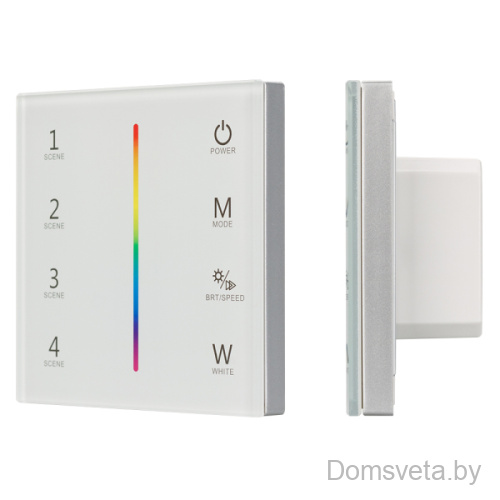 Панель Sens SMART-P22-RGBW White (12-24V, 4x3A, 2.4G) Arlight 025168 - цена и фото