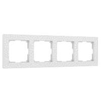 Werkel Рамка на 4 поста (белый, Hammer) / W0042401