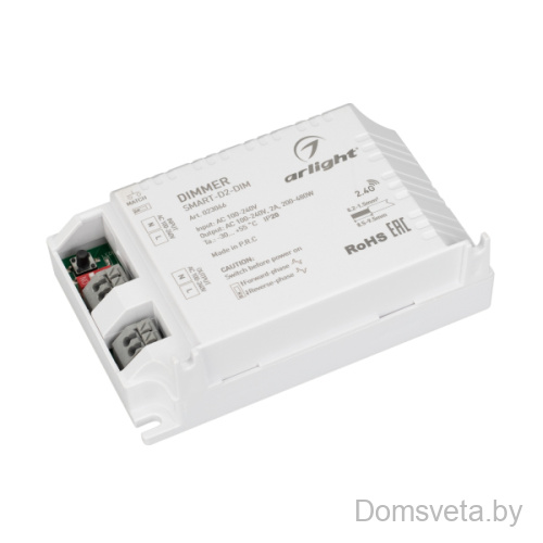 Диммер SMART-D2-DIM (100-240V, 2A, TRIAC, 2.4G) Arlight 023066 - цена и фото