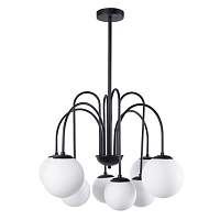 Подвесная люстра Arte Lamp Mebsuta A1675LM-8BK - цена и фото