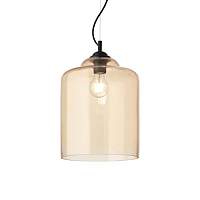 Подвесной светильник Ideal Lux BISTRO' SP1 SQUARE AMBRA 163789 - цена и фото