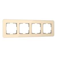 Werkel Рамка на 4 поста (айвори, Elite) / W0042443