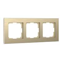 Werkel Рамка на 3 поста (шампань, Aluminium) / W0031711