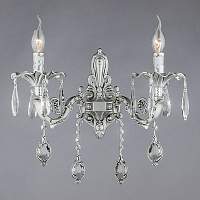 Bogate's Бра с хрусталем 276/2 серебро - цена и фото