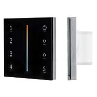 Панель Sens SMART-P43-MIX Black (230V, 4 зоны, 2.4G) Arlight 028137 - цена и фото