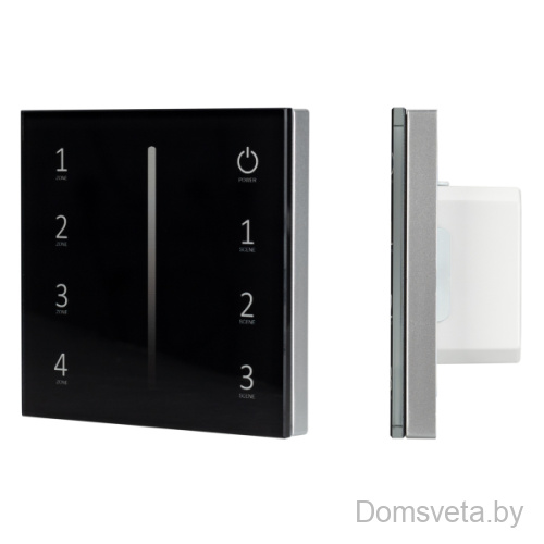 Панель Sens SMART-P41-DIM Black (230V, 0/1-10V) Arlight 028112 - цена и фото