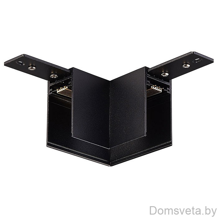 Соединитель для треков [90x36x76] Donolux DLM L corner DLM/Black - цена и фото