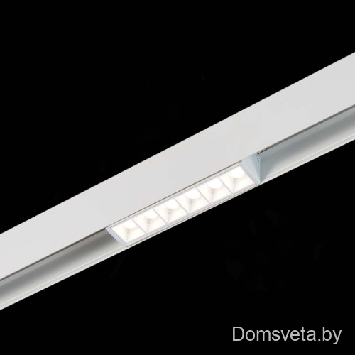 Магнитный трековый светильник белый LED 1*6W 4000K 532Lm Ra>80 36° IP20 L115xW22xH44 48V ST361.546.06