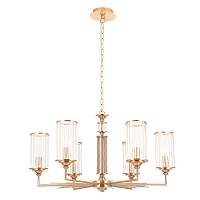 Подвесная люстра Crystal Lux Gloria SP6 Brass - цена и фото
