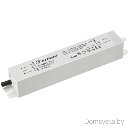 Блок питания ARPV-24020-B (24V, 0.8A, 20W) Arlight 020848 - цена и фото