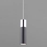 Подвесной светильник Eurosvet 50135/1 LED хром/белый 12W Double Topper - цена и фото