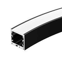 Профиль SL-ARC-3535-D800-A90 BLACK (630мм, дуга 1 из 4) Arlight 027638 - цена и фото