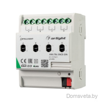 INTELLIGENT ARLIGHT Релейный модуль KNX-704-SW20-DIN (BUS, 4x20A) Arlight 025663 - цена и фото