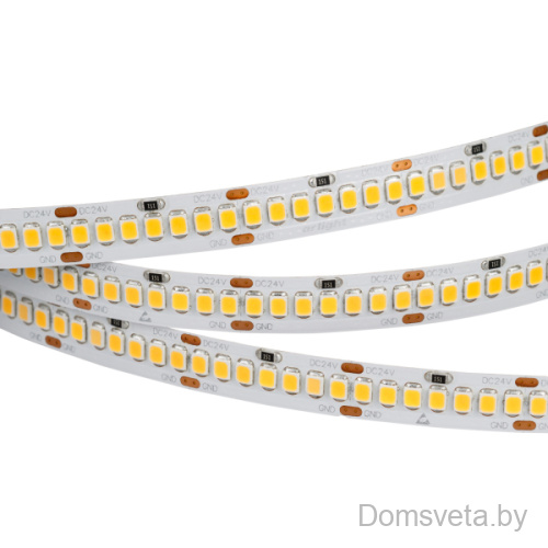 Светодиодная лента RT 2-5000 24V White6000 10mm (2835, 252 LED/m, LUX) Arlight 022648 - цена и фото