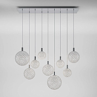 Подвесной светодиодный светильник Eurosvet Gemini 90353/9 хром - цена и фото