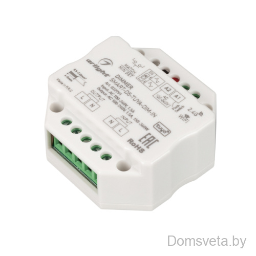 Диммер SMART-D5-TUYA-DIM-IN (230V, 1.5A, TRIAC, WiFi, 2.4G) Arlight - цена и фото